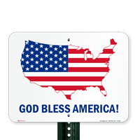 God Bless America! Patriotic Signs