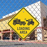 Loading Area Caution Signs