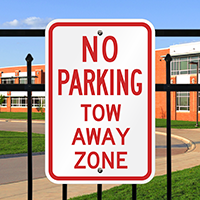 USA TOW AWAY ZONE看板 no-parking-tow-away-zone-sign-