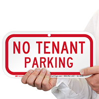 No Tenant Parking Supplemental Parking Signs