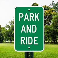 PARK AND RIDE Signs
