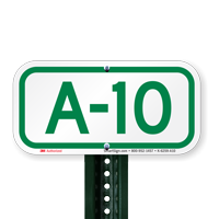 Parking Space Signs A-10