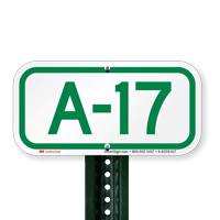 Parking Space Signs A-17