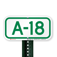 Parking Space Signs A-18
