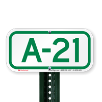 Parking Space Signs A-21