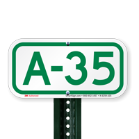 Parking Space Signs A-35