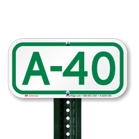 Parking Space Signs A-40