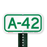 Parking Space Signs A-42