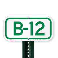 Parking Space Signs B-12