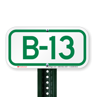 Parking Space Signs B-13