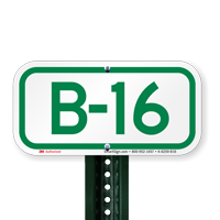 Parking Space Signs B-16