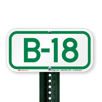 Parking Space Signs B-18