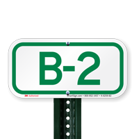 Parking Space Signs B-2
