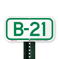 Parking Space Signs B-21