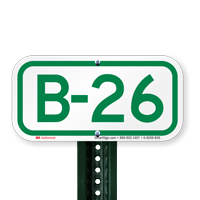 Parking Space Signs B-26