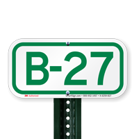 Parking Space Signs B-27