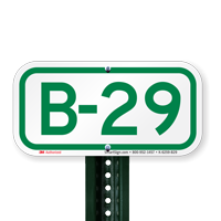 Parking Space Signs B-29