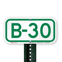 Parking Space Signs B-30