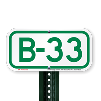 Parking Space Signs B-33