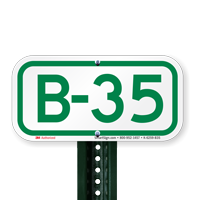 Parking Space Signs B-35