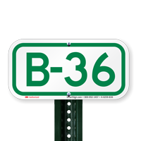 Parking Space Signs B-36