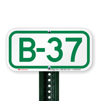 Parking Space Signs B-37