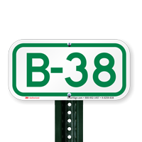 Parking Space Signs B-38