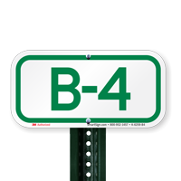 Parking Space Signs B-4
