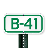 Parking Space Signs B-41