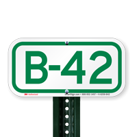 Parking Space Signs B-42