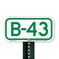 Parking Space Signs B-43