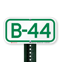 Parking Space Signs B-44