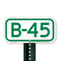 Parking Space Signs B-45