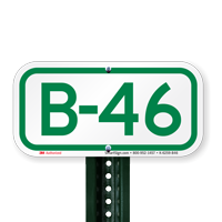 Parking Space Signs B-46
