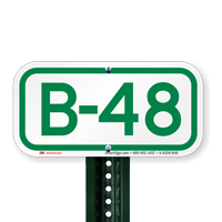 Parking Space Signs B-48