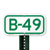 Parking Space Signs B-49