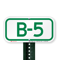 Parking Space Signs B-5