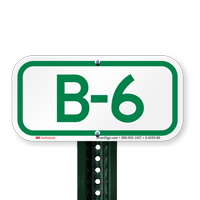 Parking Space Signs B-6