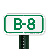 Parking Space Signs B-8