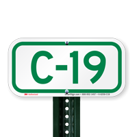 Parking Space Signs C-19