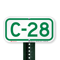 Parking Space Signs C-28