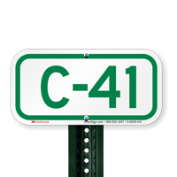 Parking Space Signs C-41