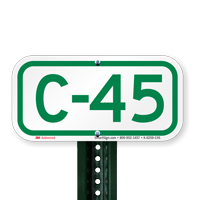 Parking Space Signs C-45