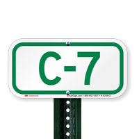 Parking Space Signs C-7