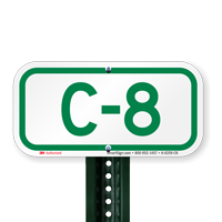 Parking Space Signs C-8