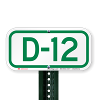 Parking Space Signs D-12