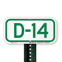 Parking Space Signs D-14