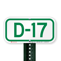 Parking Space Signs D-17