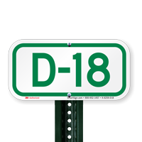Parking Space Signs D-18