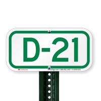 Parking Space Signs D-21